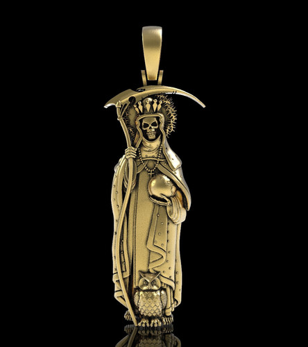 Santa muerte necklace - santa,